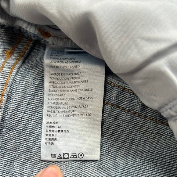 Free People’s We The Free Blue Ankle Cropped with Classic Medium Wash Size 30 - Picture 5 of 7